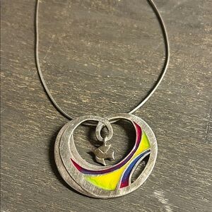 ST NINIAN'S STERLING SILVER PENDANT LARGE